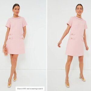 Tuckernuck Blossom Pink Tweed Jackie Dress XXS NEW WITH TAGS